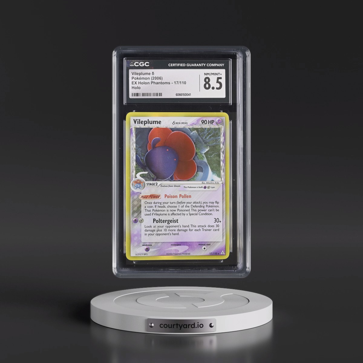 2006 EX Holon Phantoms #17/110 Vileplume δ - Holo (CGC 8.5 NM-MT+)