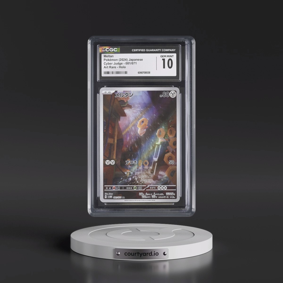 2024 Cyber Judge #081/071 Meltan - Art Rare Holo (CGC 10 GEM MINT)