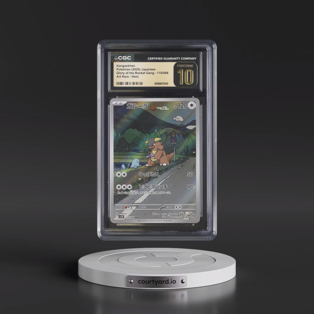 2025 Glory of the Rocket Gang - sv10 #110/098 Kangaskhan - Art Rare Holo (CGC 10 PRISTINE)