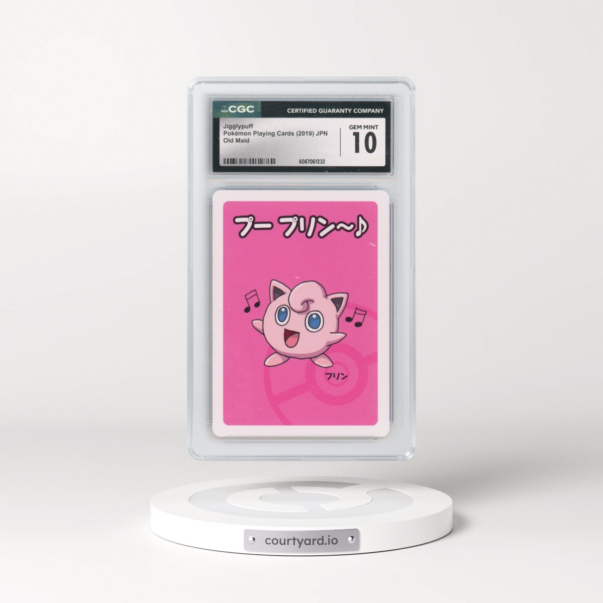 2019 Pokémon Old Maid Jigglypuff (CGC 10 GEM MINT)