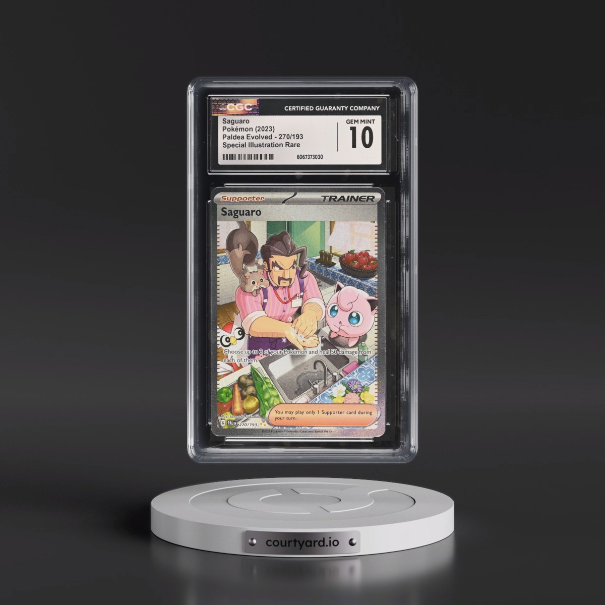 2023 Paldea Evolved - PAL EN #270/193 Saguaro - Special Illustration Rare (Holo) (CGC 10 GEM MINT)