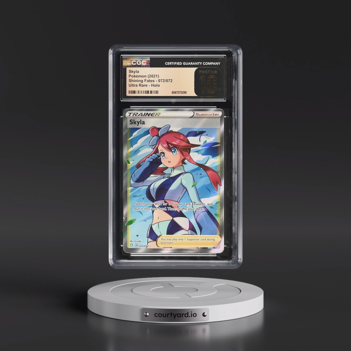 2021 Shining Fates #072/072 Skyla - Ultra Rare Holo (CGC 10 PRISTINE)