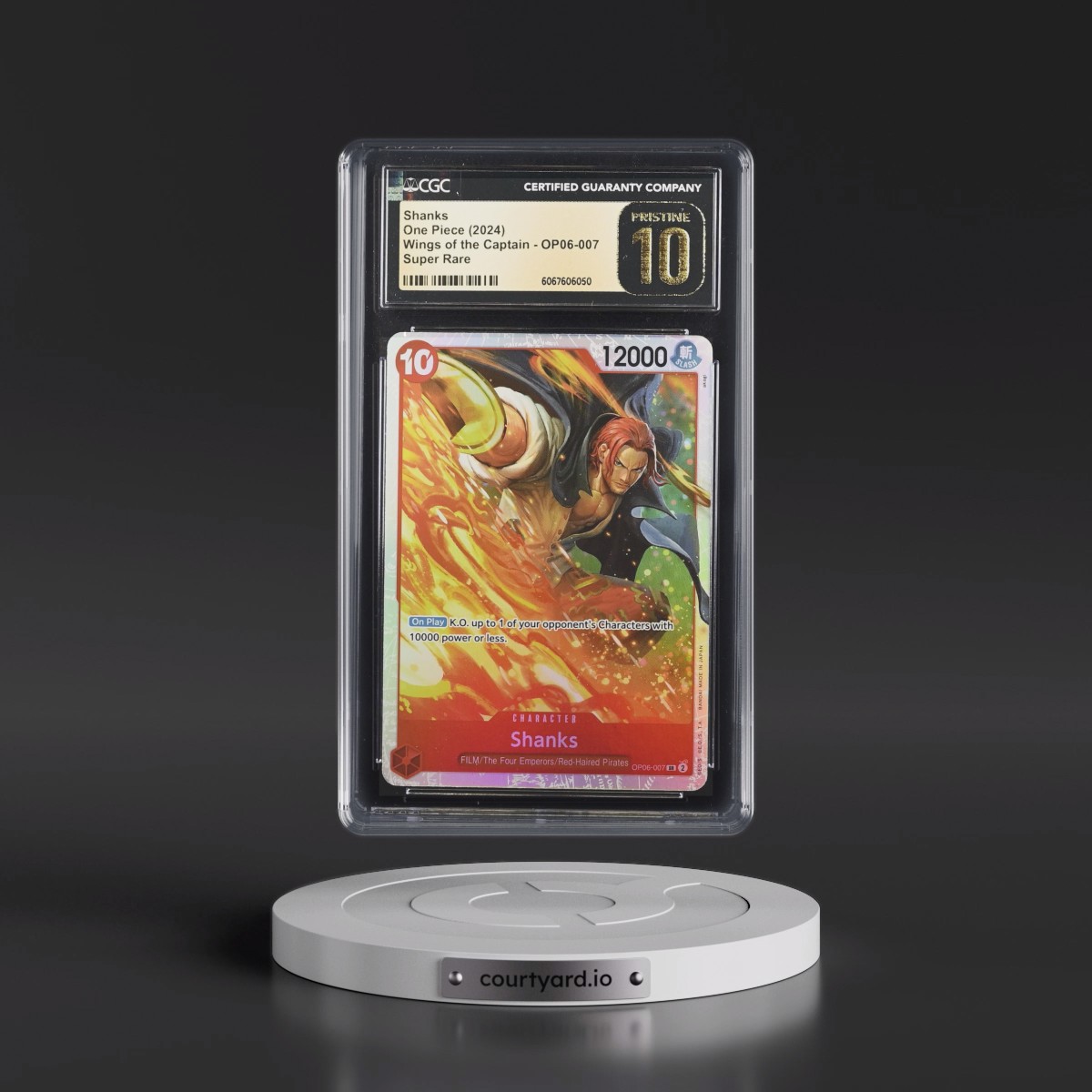 2024 Wings of the Captain (OP06) - English #OP06-007 Shanks (CGC 10 PRISTINE)