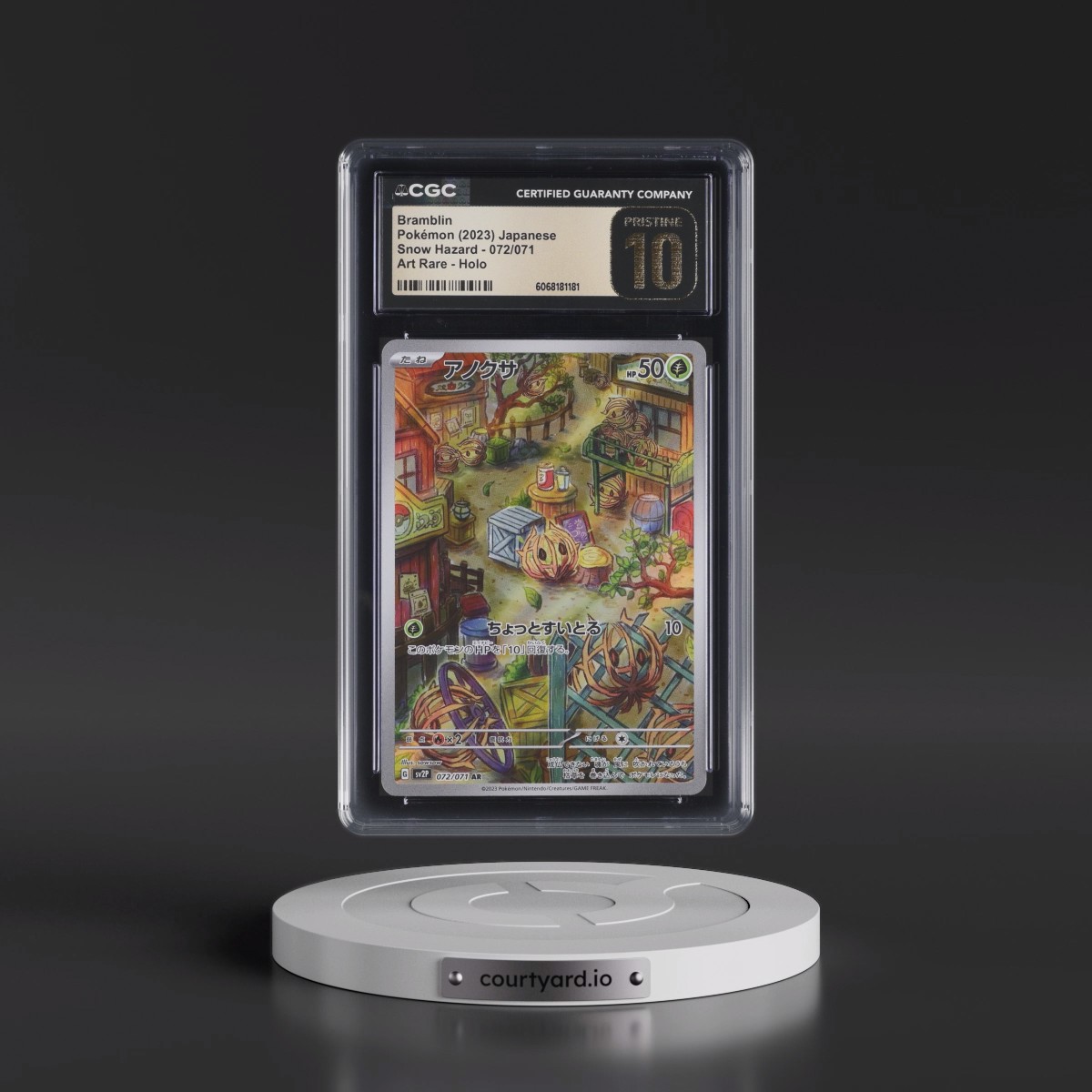 2023 Snow Hazard #072/071 Bramblin - Art Rare Holo (CGC 10 PRISTINE)