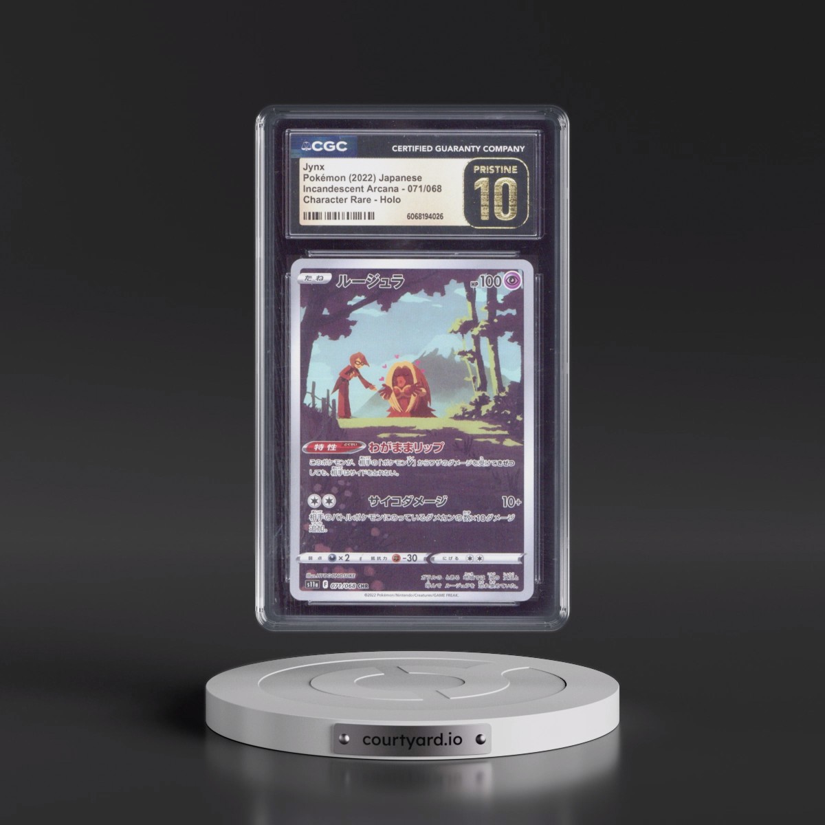 2022 Incandescent Arcana #071/068 Jynx - Character Rare Holo (CGC 10 PRISTINE)