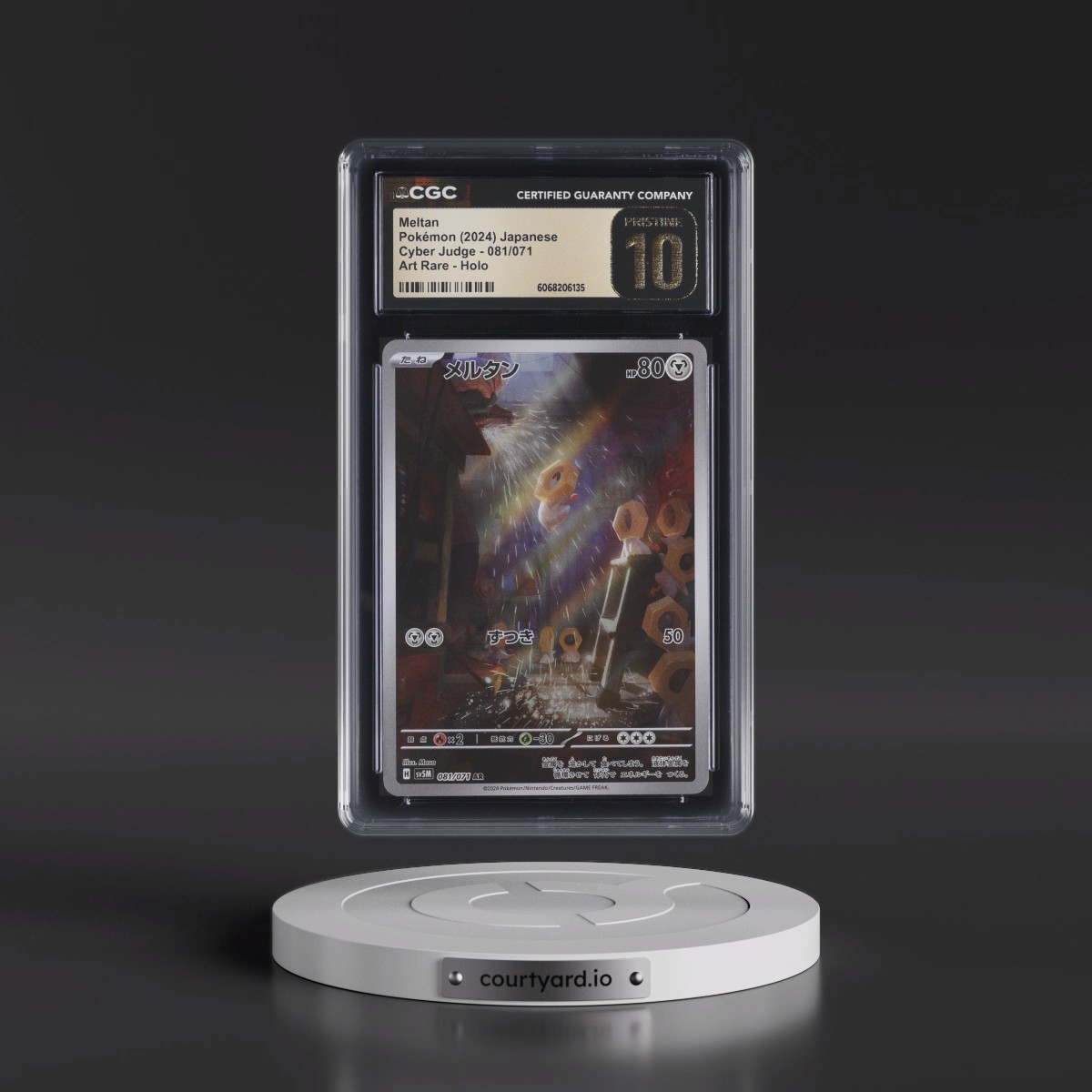 2024 Cyber Judge #081/071 Meltan - Art Rare Holo (CGC 10 PRISTINE)