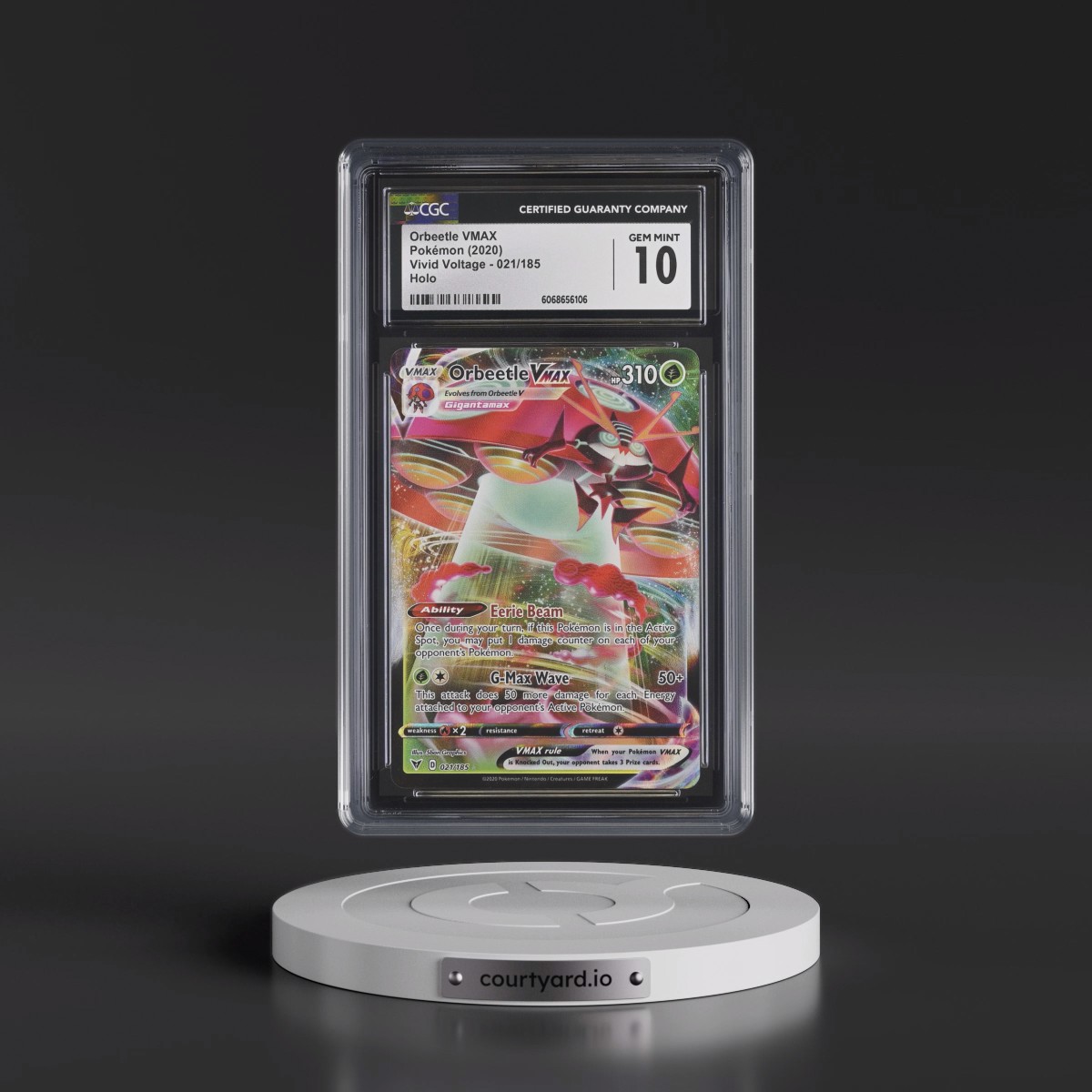 2020 Vivid Voltage #021/185 Orbeetle VMAX - Holo (CGC 10 GEM MINT)