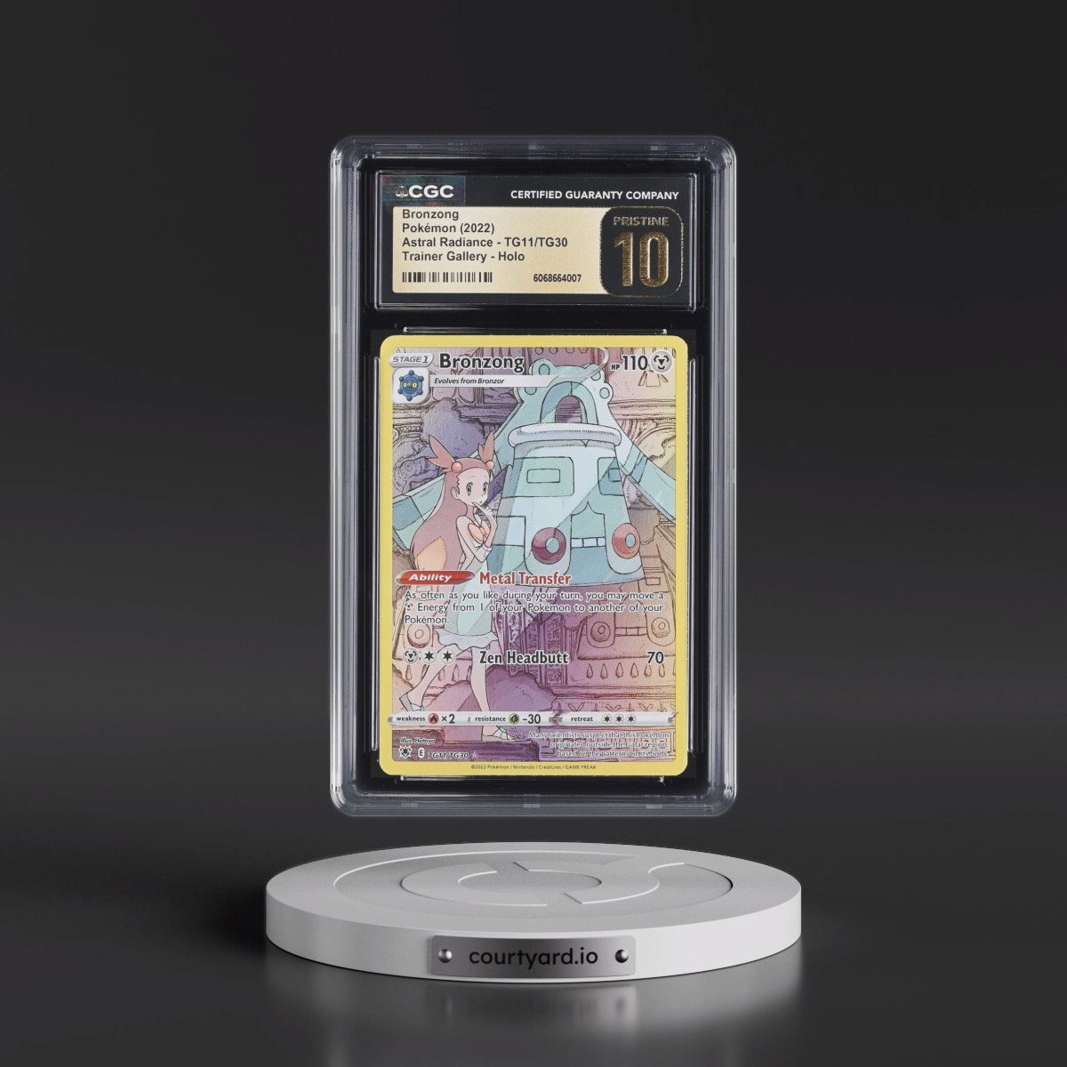Astral Radiance #TG11/TG30 Bronzong - Trainer Gallery Holo (CGC 10 PRISTINE)