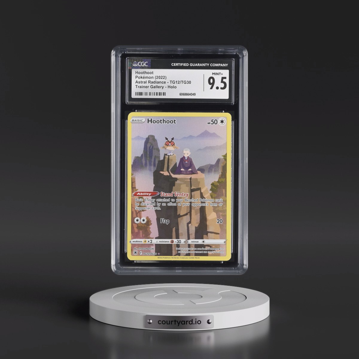 Astral Radiance #TG12/TG30 Hoothoot - Trainer Gallery Holo (CGC 9.5 MINT+)