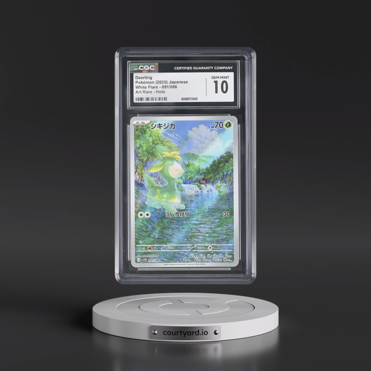 2025 White Flare - sv11W #091/086 Deerling - Art Rare Holo (CGC 10 GEM MINT)
