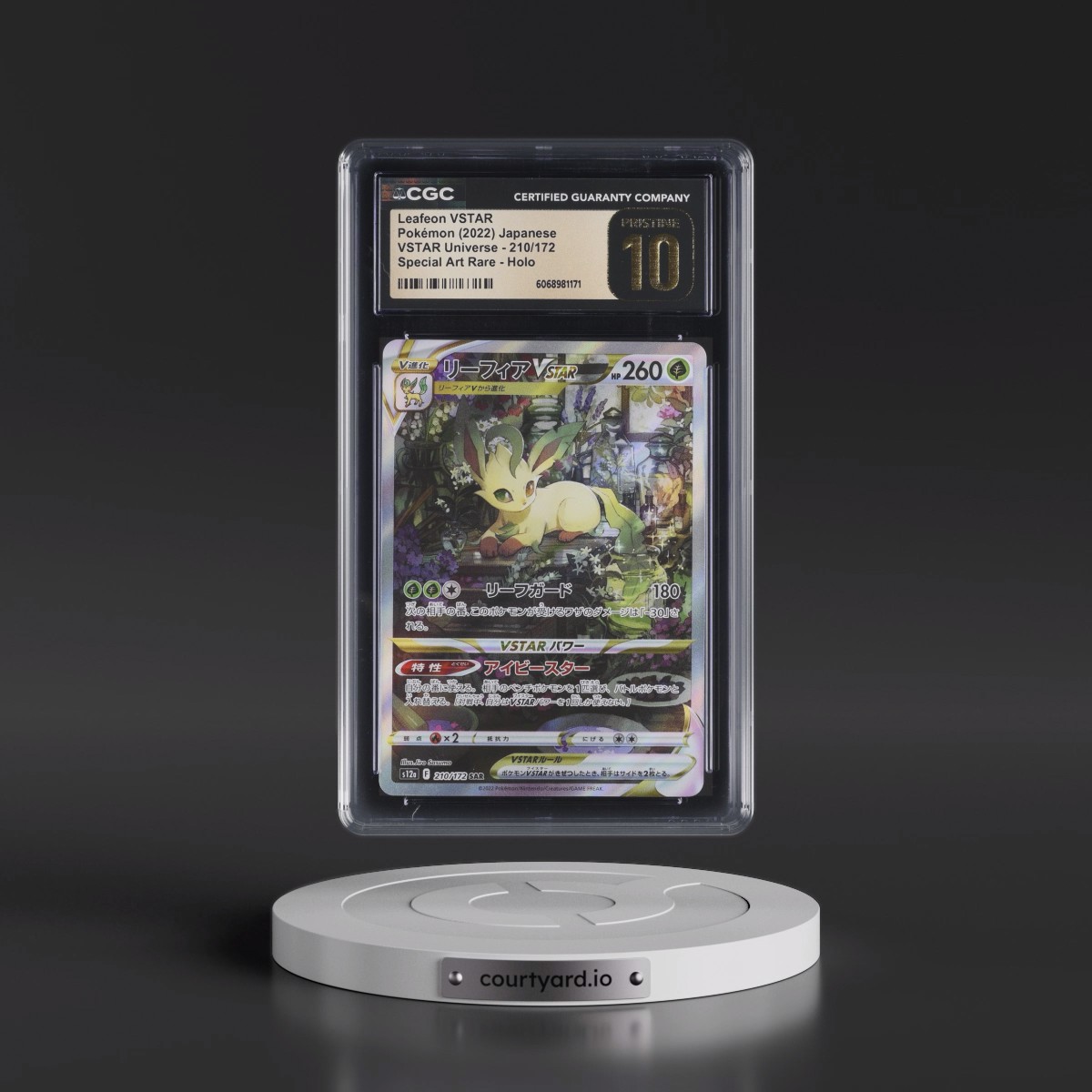 2022 VSTAR Universe #210/172 Leafeon VSTAR - Special Art Rare Holo (CGC 10 PRISTINE)