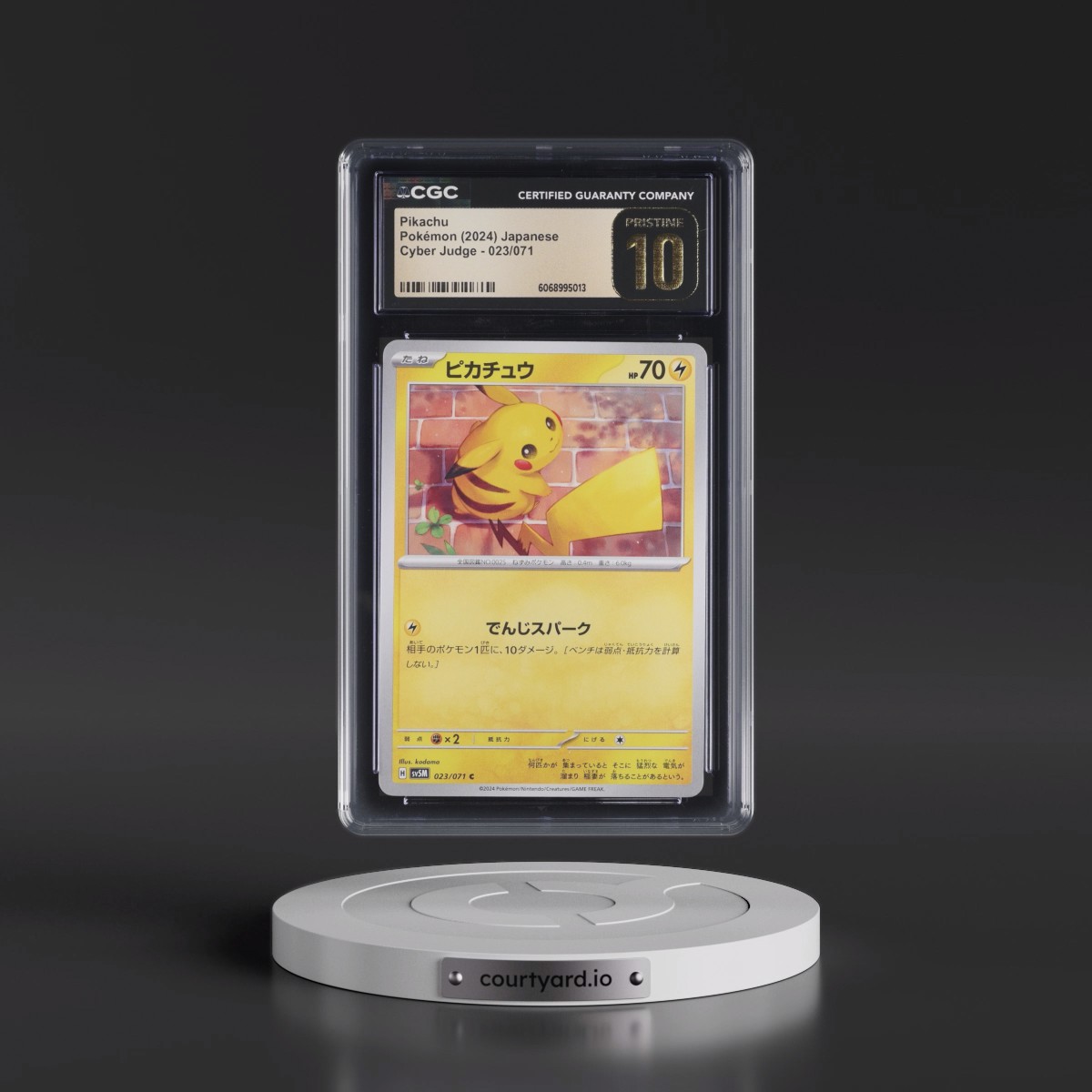 2024 Cyber Judge Pikachu #023/071 CGC 10