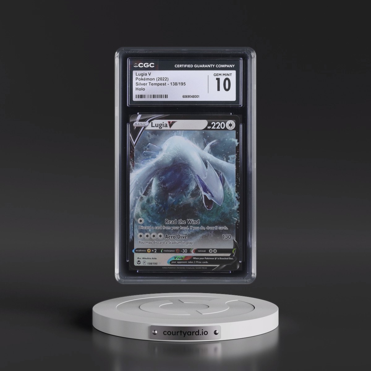 2022 Silver Tempest #138/195 Lugia V - Holo (CGC 10 GEM MINT)