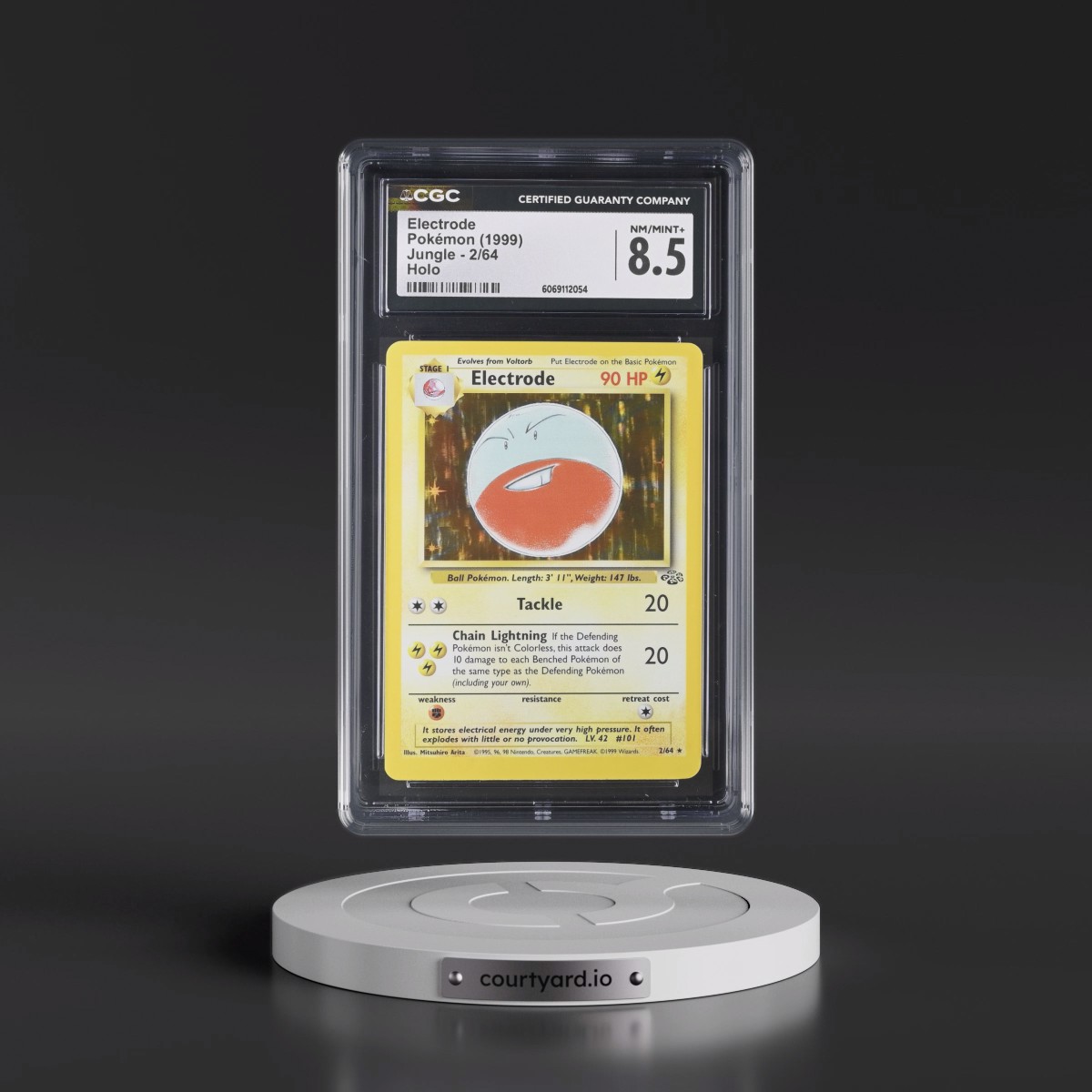 1999 Jungle #2/64 Electrode - Holo (CGC 8.5 NM-MT+)