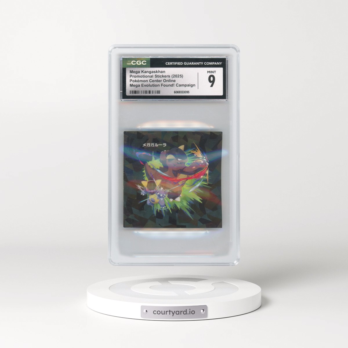 2021 Pokémon Center Online Stickers - Japanese Mega Kangaskhan - Mega Evolution Found! Campaign (CGC 9 MINT)