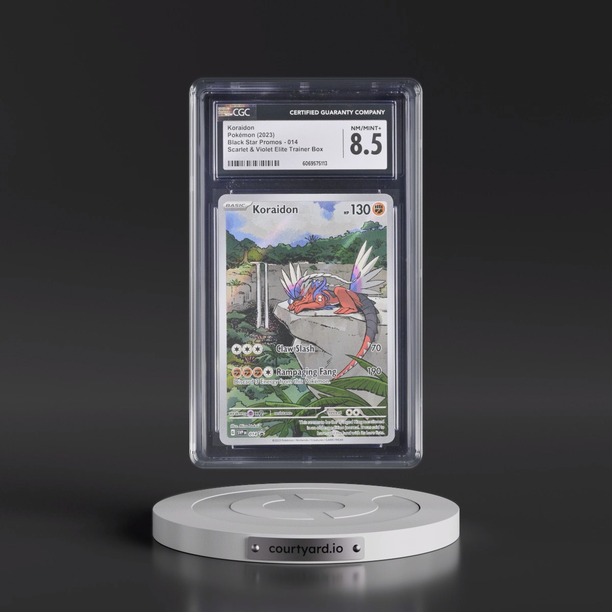 2023 Black Star Promos - Scarlet & Violet SVPEN #014 Koraidon - Scarlet & Violet Elite Trainer Box (Holo) (CGC 8.5 NM-MT+)