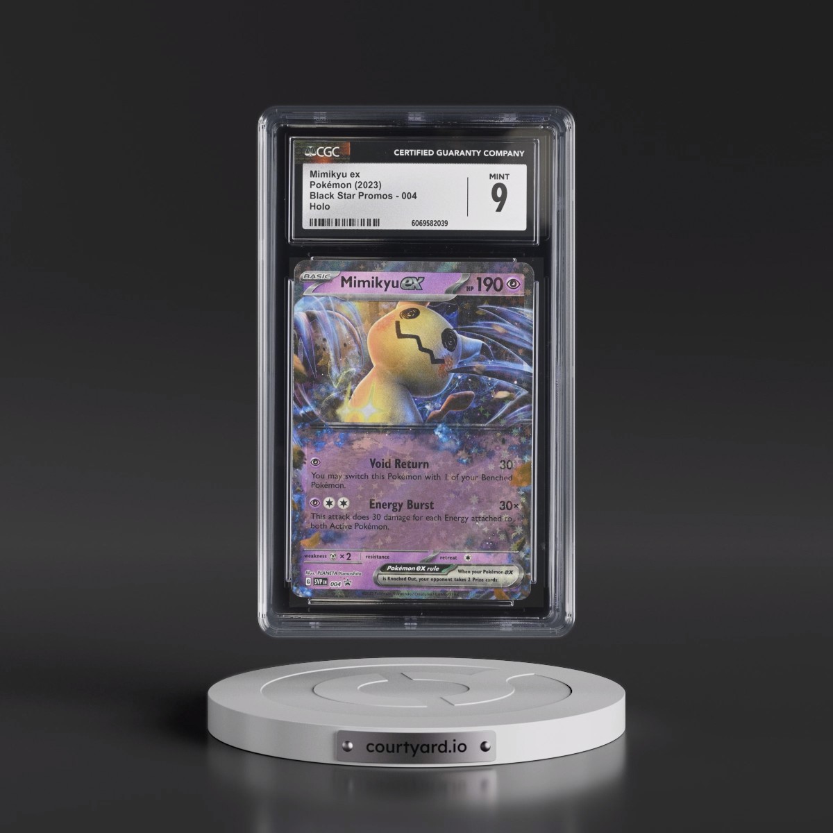 2023 Black Star Promos - Scarlet & Violet SVPEN #004 Mimikyu ex - (Holo) (CGC 9 MINT)