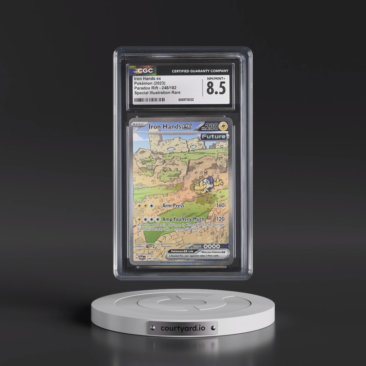 2023 Paradox Rift - PAR EN Iron Hands ex - Special Illustration Rare #248/182 CGC 8.5