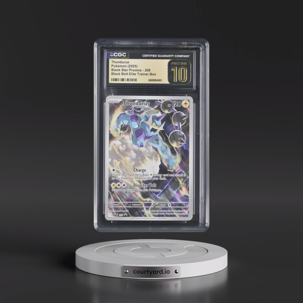 2023 Black Star Promos - Scarlet & Violet SVP EN #209 Thundurus - Black Bolt Elite Trainer Box (Holo) (CGC 10 PRISTINE)