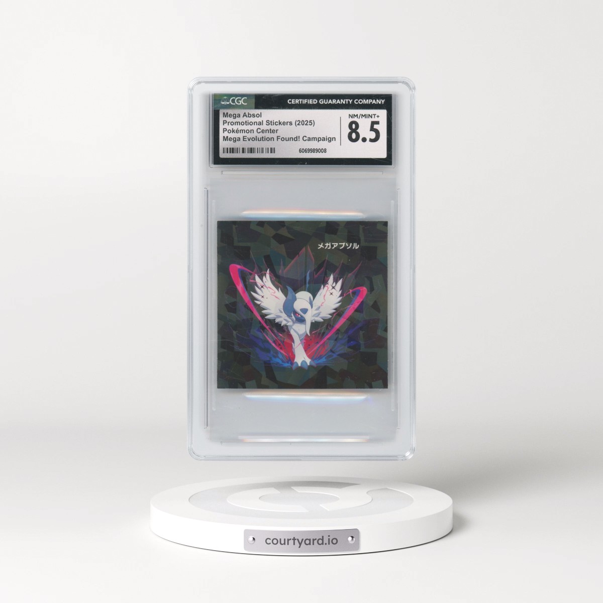 2005 Pokémon Center Stickers - Japanese Mega Absol - Mega Evolution Found! Campaign (CGC 8.5 NM-MT+)