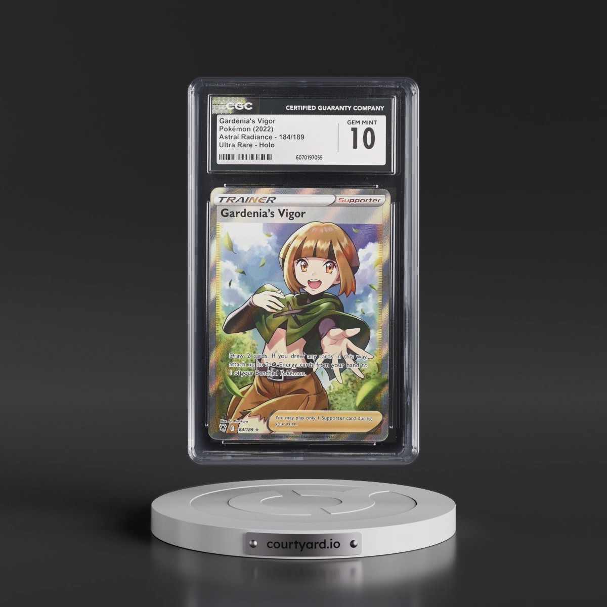 2022 Astral Radiance #184/189 Gardenia's Vigor (CGC 10 GEM MINT)