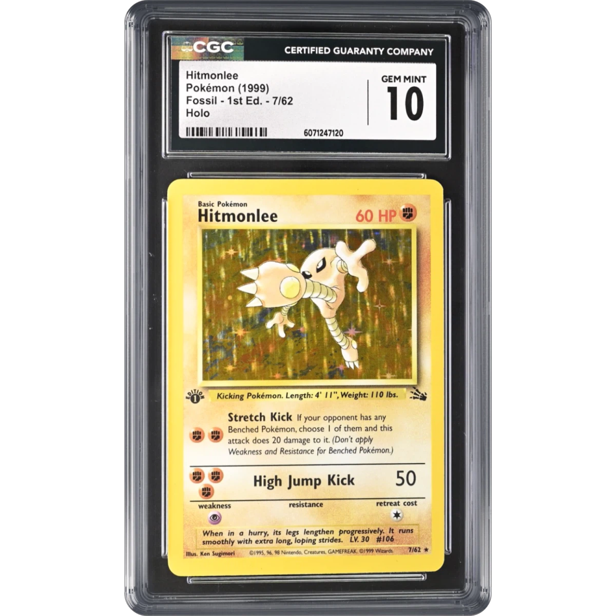 Hitmonlee card artwork