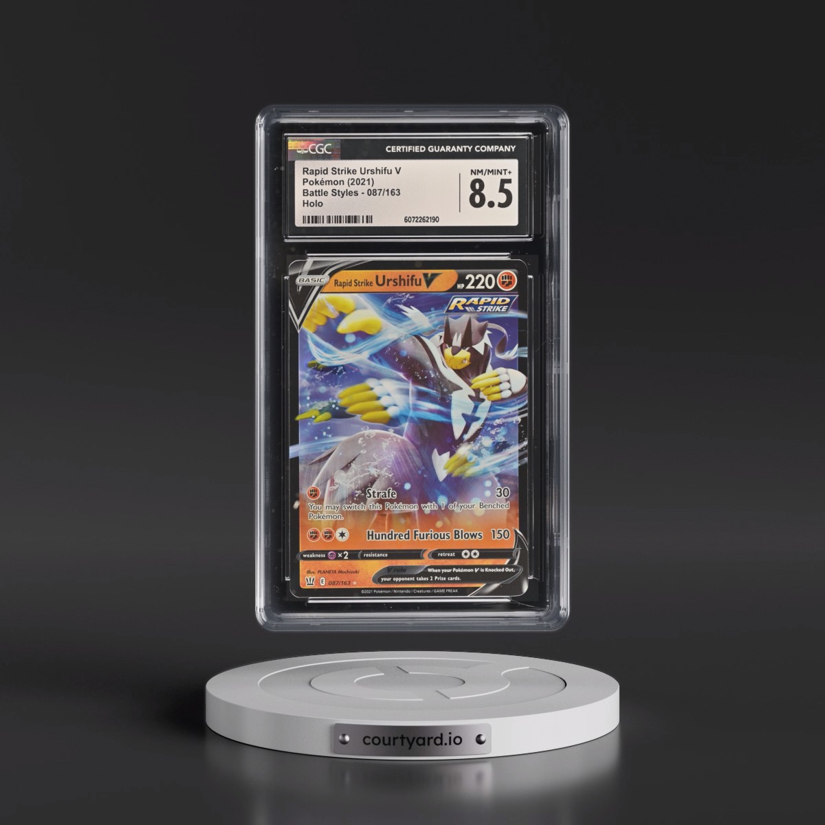 2021 Battle Styles Rapid Strike Urshifu V - Holo #087/163 CGC 8.5
