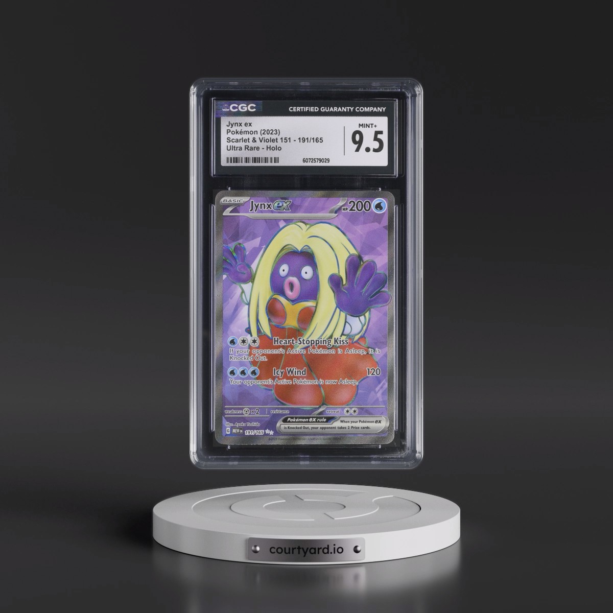 2023 Scarlet & Violet 151 - MEW EN #191/165 Jynx ex - Ultra Rare Holo (CGC 9.5 MINT+)