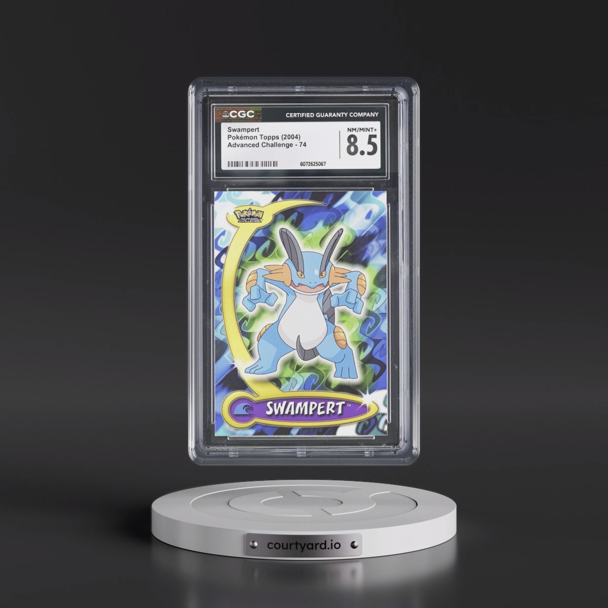 2004 Advanced Challenge #74 Swampert (CGC 8.5 NM-MT+)
