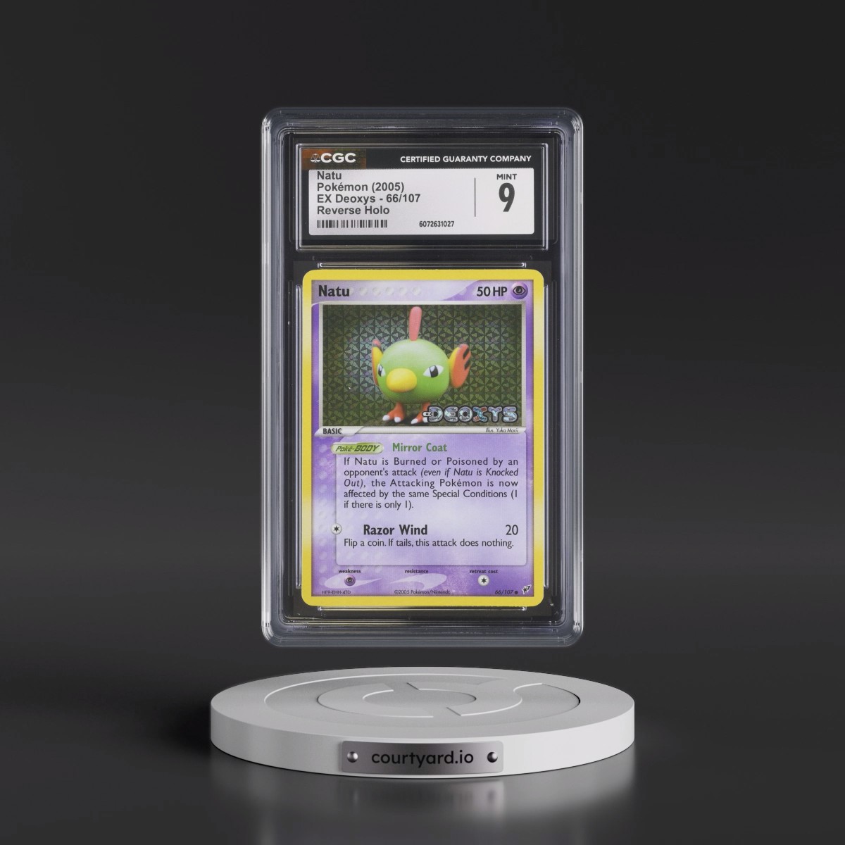 2005 EX Deoxys #66/107 Natu - Reverse Holo (CGC 9 MINT)