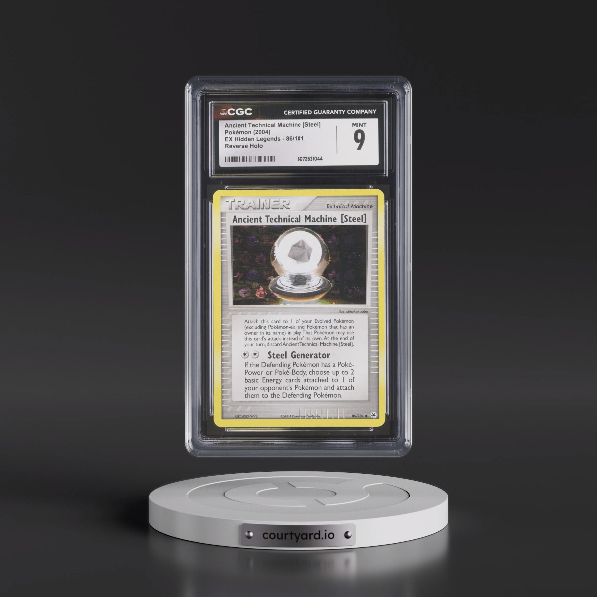 2004 EX Hidden Legends #86/101 Ancient Technical Machine [Steel] - Reverse Holo (CGC 9 MINT)