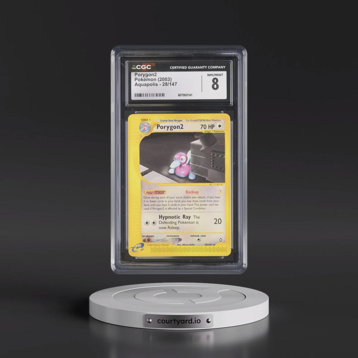 2003 Aquapolis #28/147 Porygon2 (CGC 8 NM-MT)