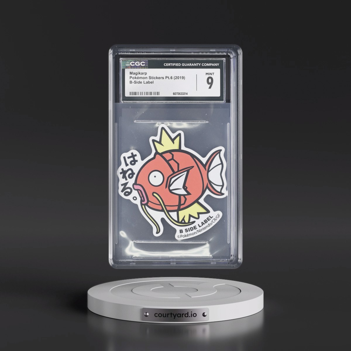 2019 Pokémon Stickers Pt.6 (2019 B-Side Label) - Japanese Magikarp (CGC 9 MINT)