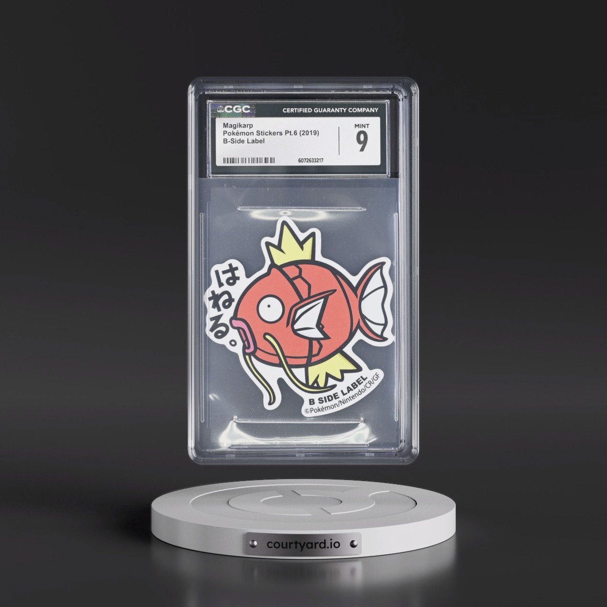 2019 Pokémon Stickers Pt.6 (2019 B-Side Label) - Japanese Magikarp (CGC 9 MINT)