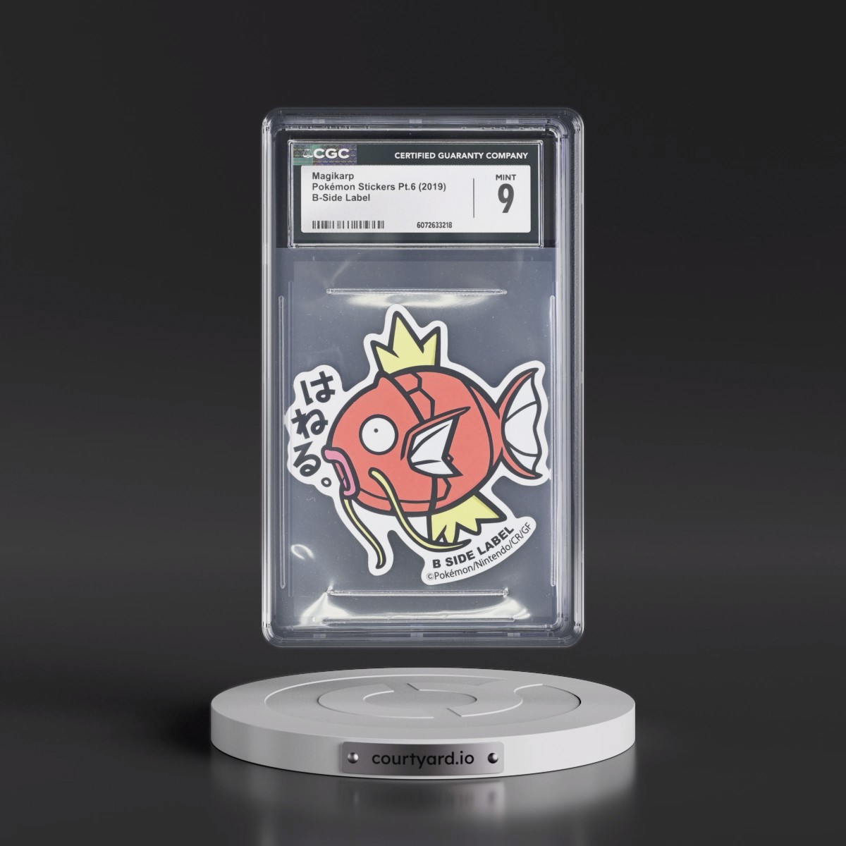 2019 Pokémon Stickers Pt.6 (2019 B-Side Label) - Japanese Magikarp (CGC 9 MINT)