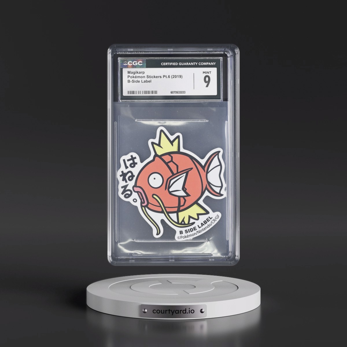 2019 Pokémon Stickers Pt.6 (2019 B-Side Label) - Japanese Magikarp (CGC 9 MINT)