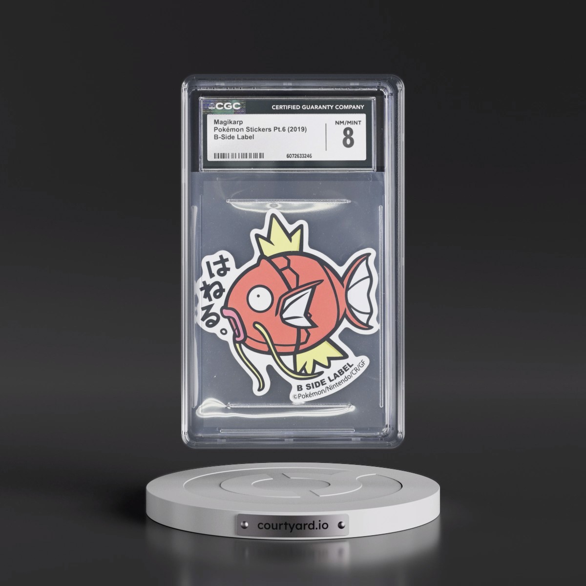 2019 Pokémon Stickers Pt.6 (2019 B-Side Label) - Japanese Magikarp (CGC 8 NM-MT)
