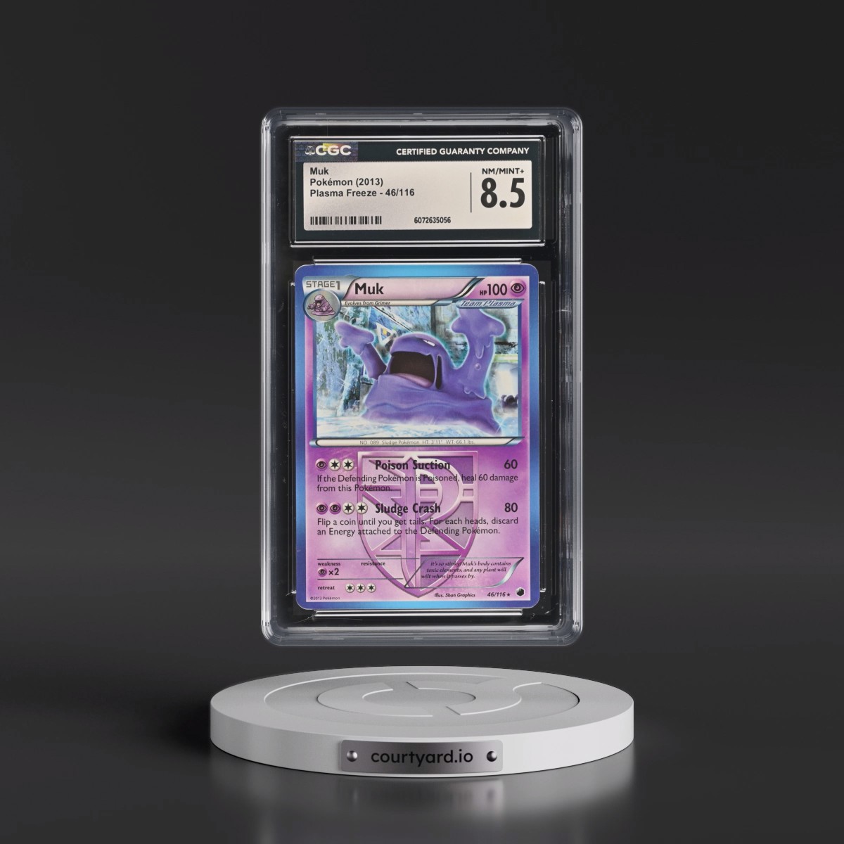 2013 Plasma Freeze #46/116 Muk (CGC 8.5 NM-MT+)