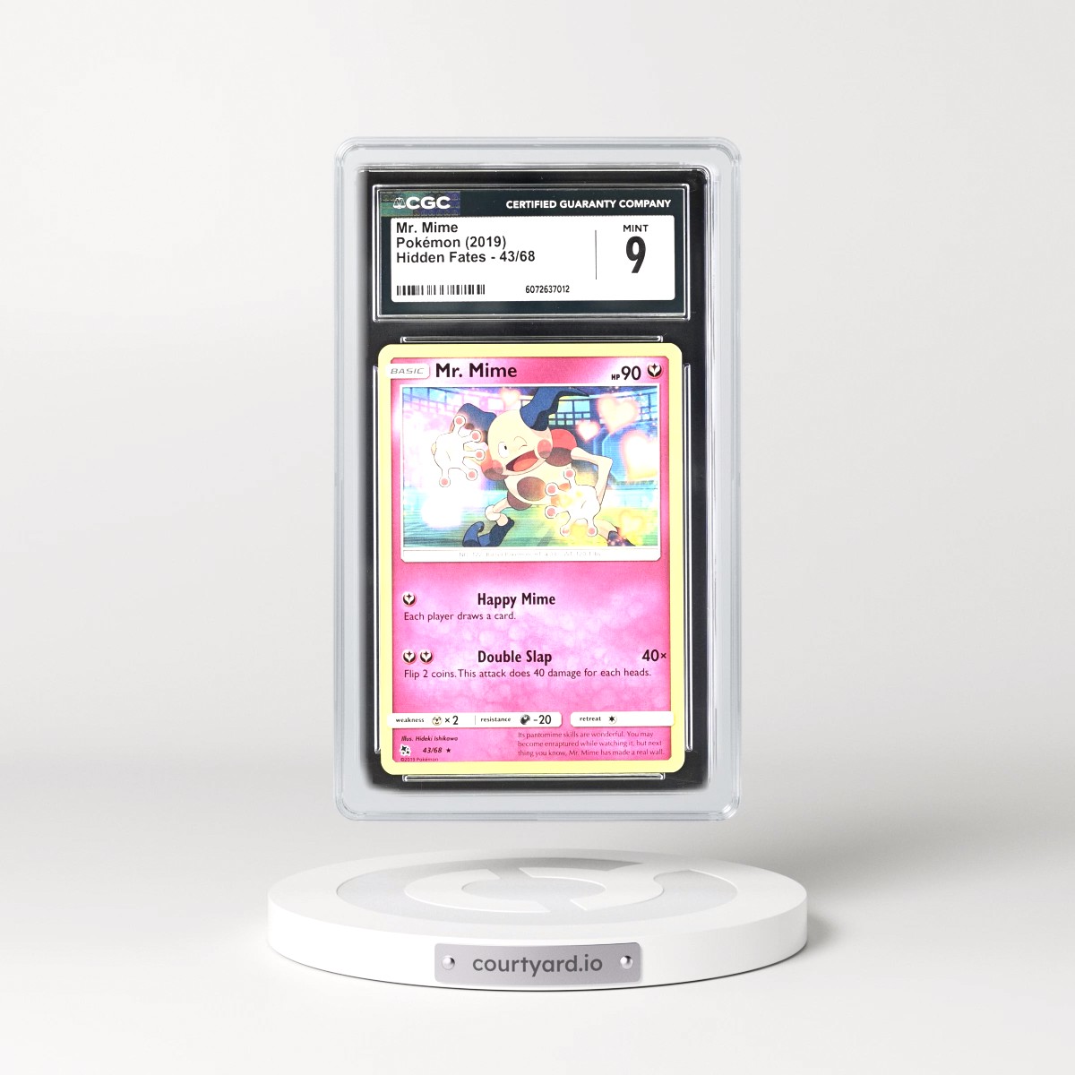 2019 Hidden Fates #43/68 Mr. Mime (CGC 9 MINT)