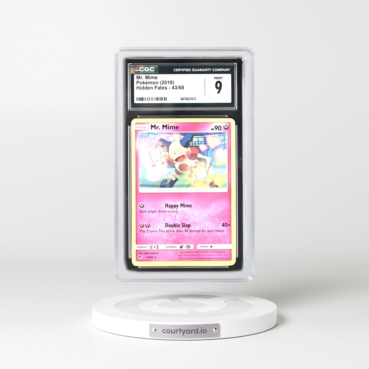 2019 Hidden Fates #43/68 Mr. Mime (CGC 9 MINT)