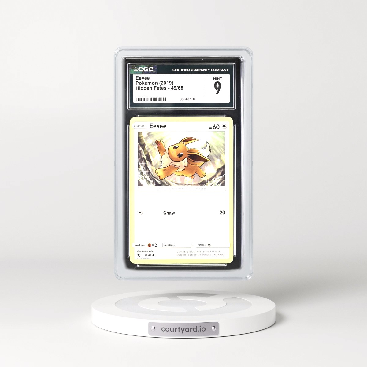 2019 Hidden Fates #49/68 Eevee (CGC 9 MINT)