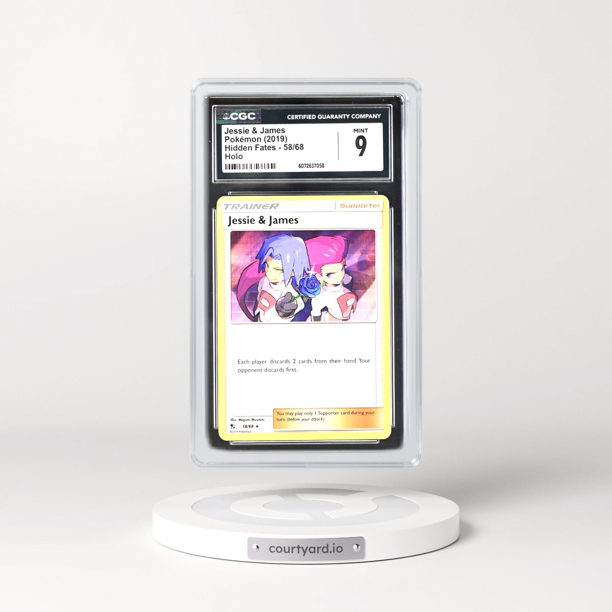 2019 Hidden Fates #58/68 Jessie &amp; James - Holo (CGC 9 MINT)