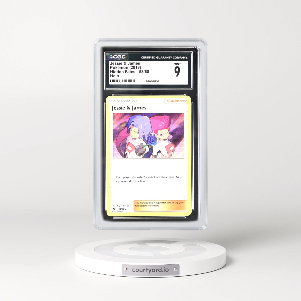 2019 Hidden Fates #58/68 Jessie &amp; James - Holo (CGC 9 MINT)