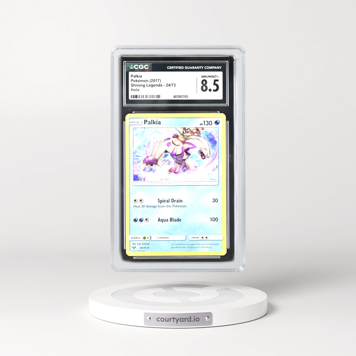2017 Shining Legends #24/73 Palkia - Holo (CGC 8.5 NM-MT+)