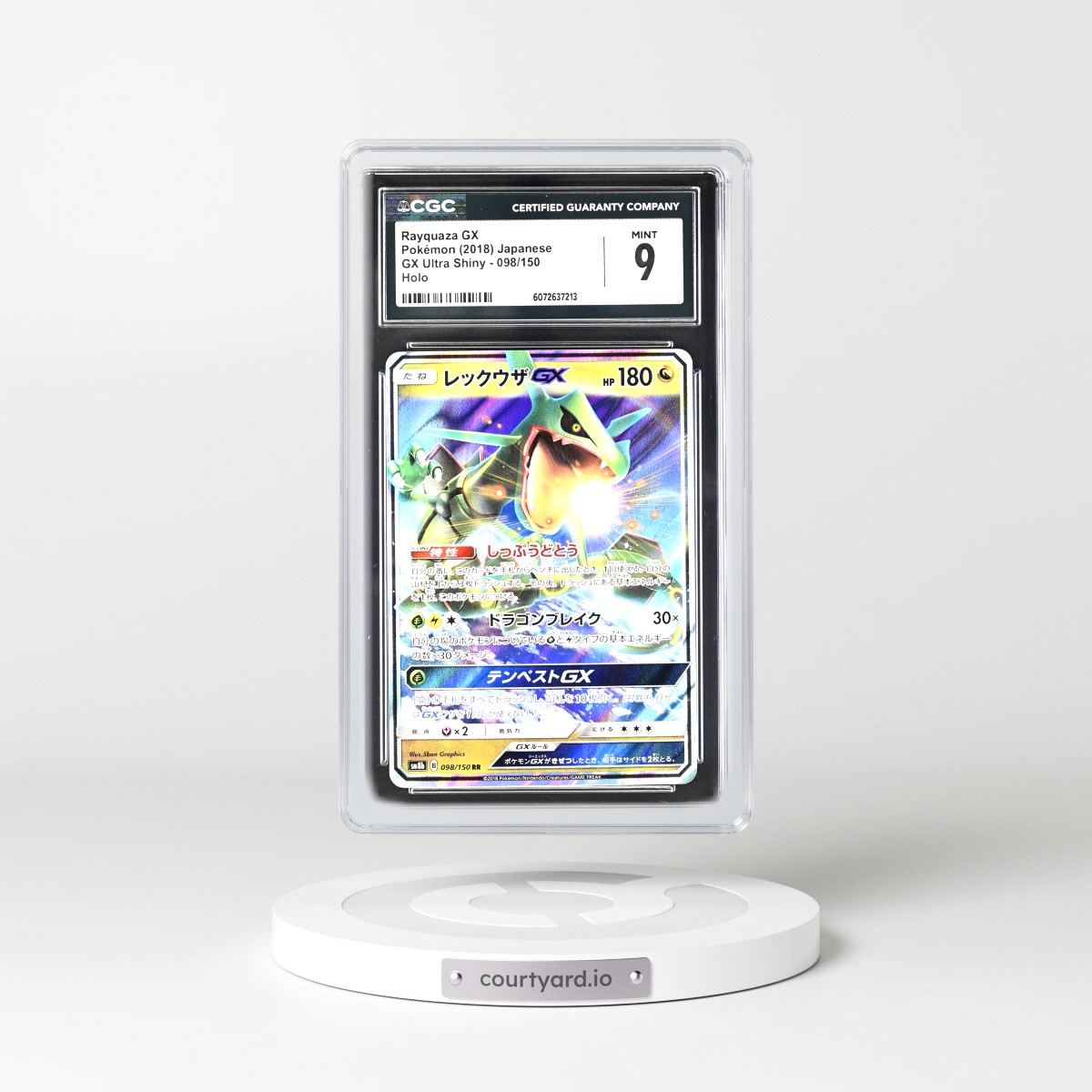 2018 Pokémon Sun & Moon Ultra Shiny GX #098 Rayquaza GX - Holo (CGC 9 MINT)