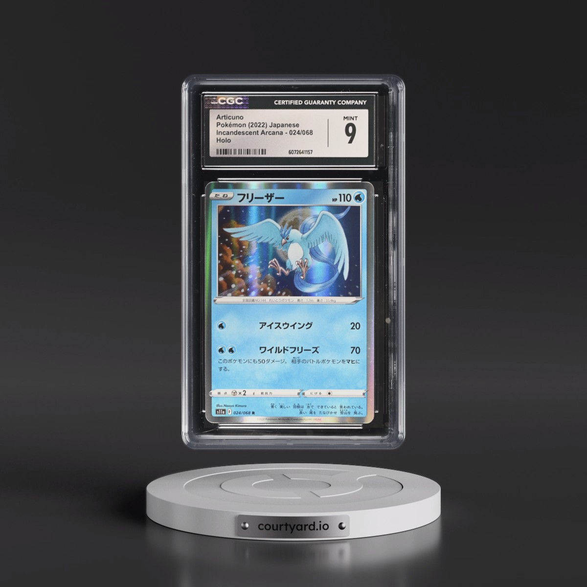 2022 Incandescent Arcana #024/068 Articuno - Holo (CGC 9 MINT)