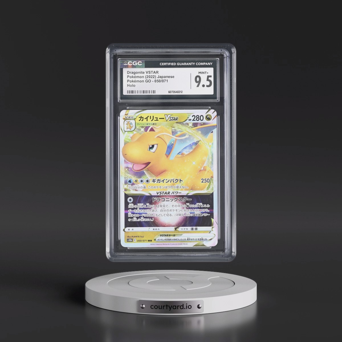 2022 Pokémon GO #050/071 Dragonite VSTAR - Holo (CGC 9.5 MINT+)