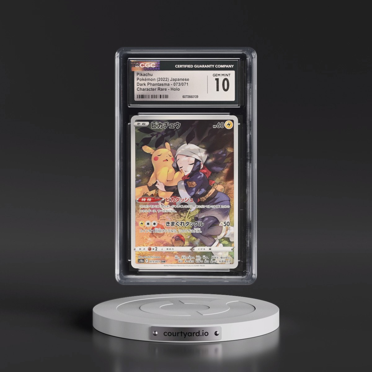 2021 Dark Phantasma #073/071 Pikachu - Character Rare Holo (CGC 10 GEM MINT)