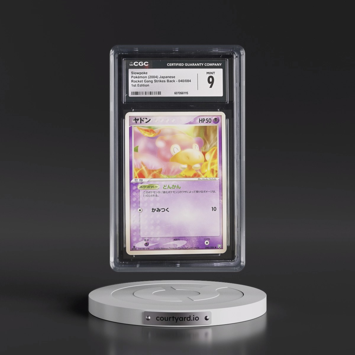 2004 Rocket Gang Strikes Back #040/084 Slowpoke - 1st Edition (CGC 9 MINT)