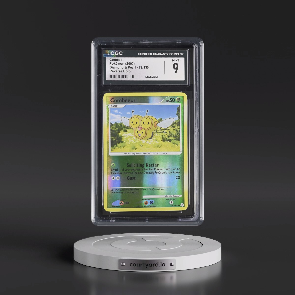 2007 Diamond & Pearl #79/130 Combee - Reverse Holo (CGC 9 MINT)